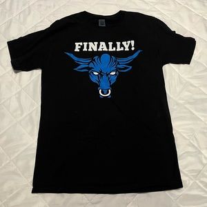 WWE Shop THE ROCK “Finally Smackdown Brahma Bull” Authentic S/S T Shirt Men M